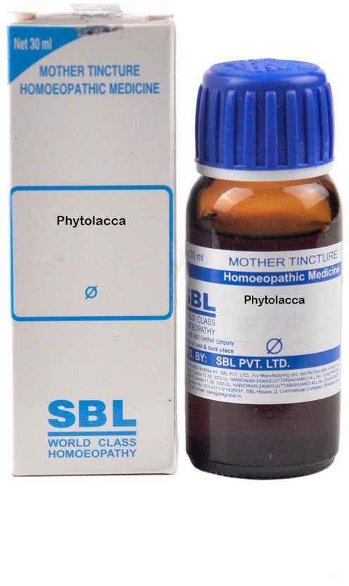 SBL Phytolacca Q Mother Tincture(4 x 30 ml)