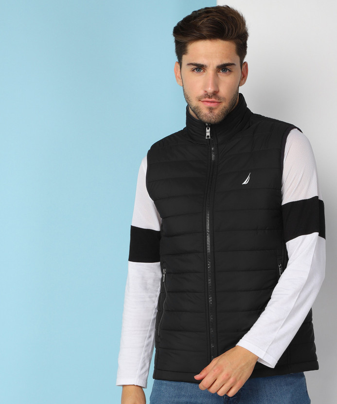 NAUTICA Sleeveless Solid Men Jacket 