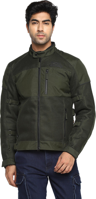 Royal Enfield RRGJKM000040 Riding Protective Jacket(Green, XL Regular)