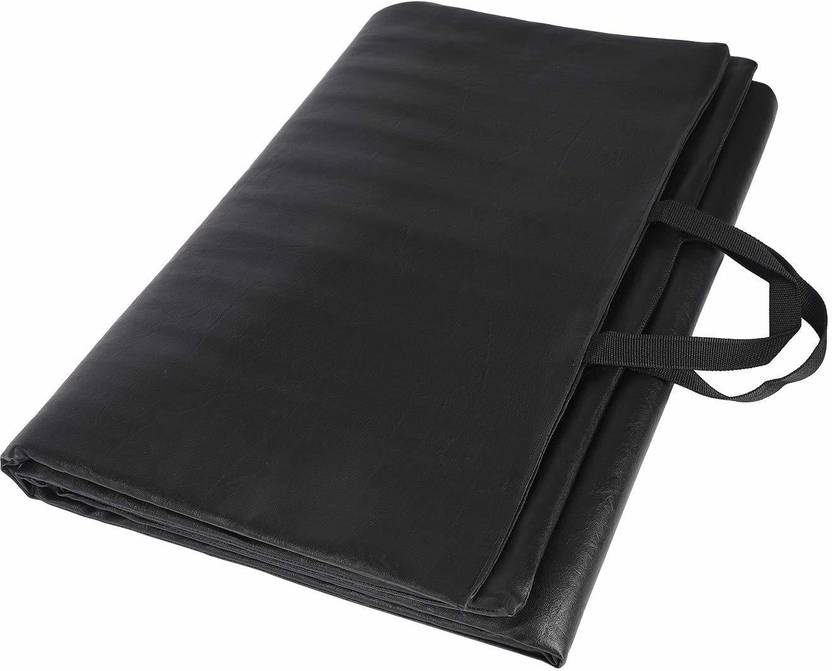 Bullfit PU Leather, Extra Thick and Exercise Mat with Carrying Strap