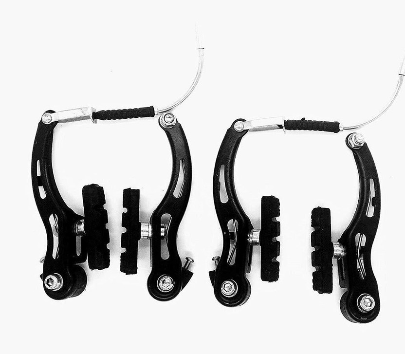 Online Experts V Brake Set for Cycle Bicycle V Brake Set Front/Back Bicycle Brake Disk(110 mm)