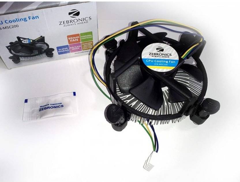 ZEBRONICS CPU Cooling Fan ZEBLGA775 Cooler ZEBRONICS