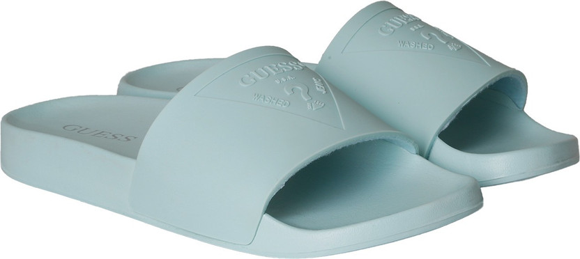 blue guess slides