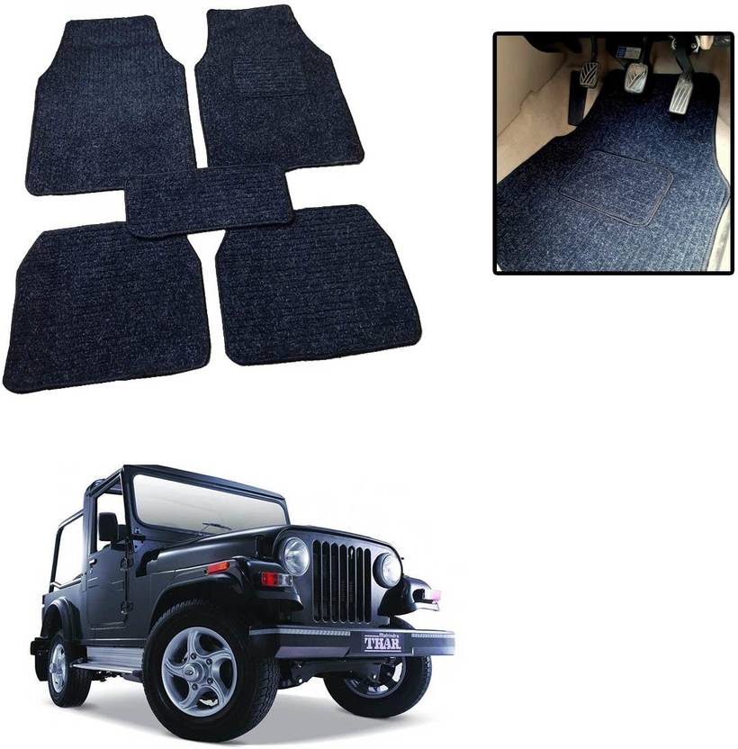 NIKROKZ Fabric Standard Mat For Mahindra Thar Price in India Buy