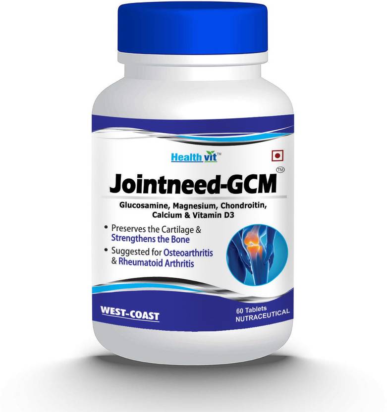 HealthVit JointneedGCM with Glucosamine,Magnesium,Chondroitin,Calcium
