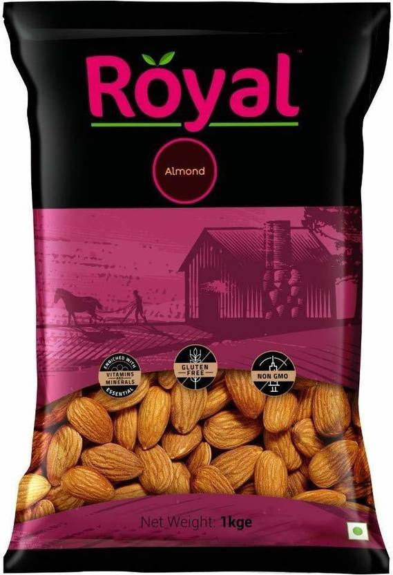 ROYAL Almonds 1 Kg Almonds Price in India Buy ROYAL Almonds 1 Kg