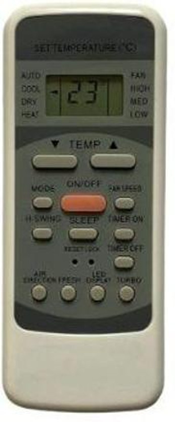 Topmarque  VC 02 Split/Window Air Conditioner Remote (Please Match The Image with Your Old Remote) CARRIER Remote Controller(White)