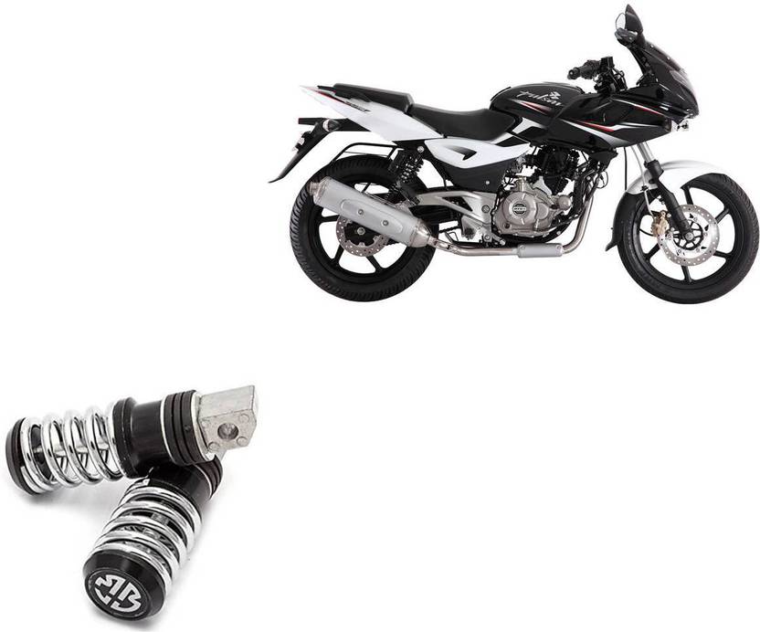 Buras NEW PULSAR 220 SPRING FOOTREST BLACK Foot Rest Price in India