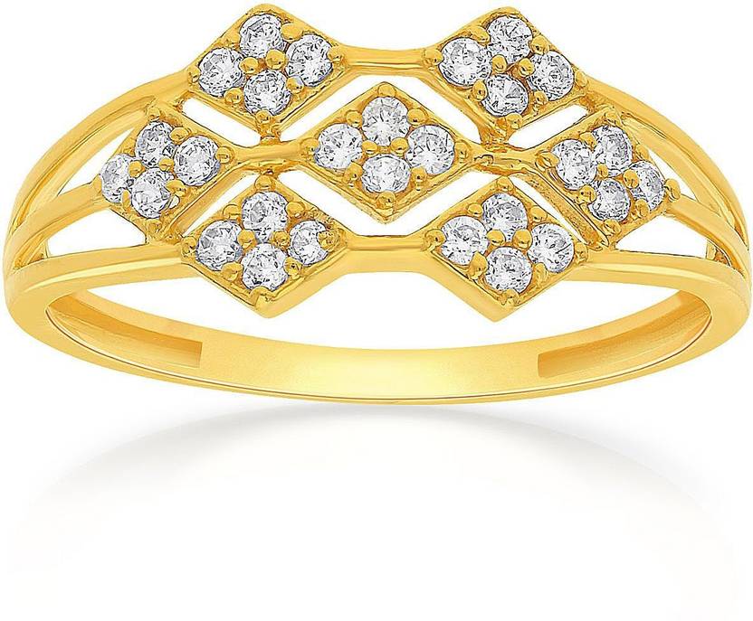 MALABAR GOLD & DIAMONDS MRing RGSKLR9483 22kt Diamond Yellow Gold ring