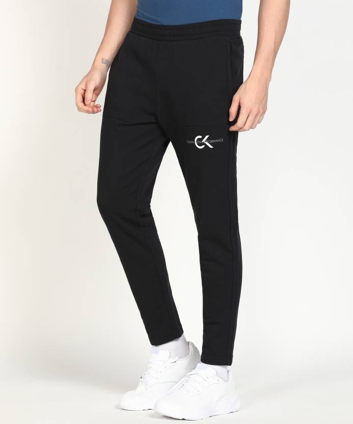 Calvin Klein Solid Men Black Track Pants - Buy Calvin Klein Solid Men Black  Track Pants Online at Best Prices in India 