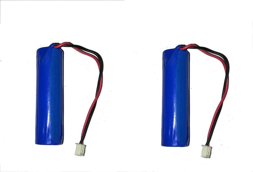 Diycart 3.7V 18650 Lithium Battery With Wire Connector 2000 mAh