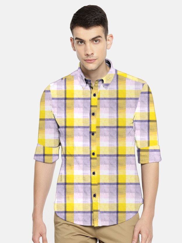 Checkered yellow shirt Clearance