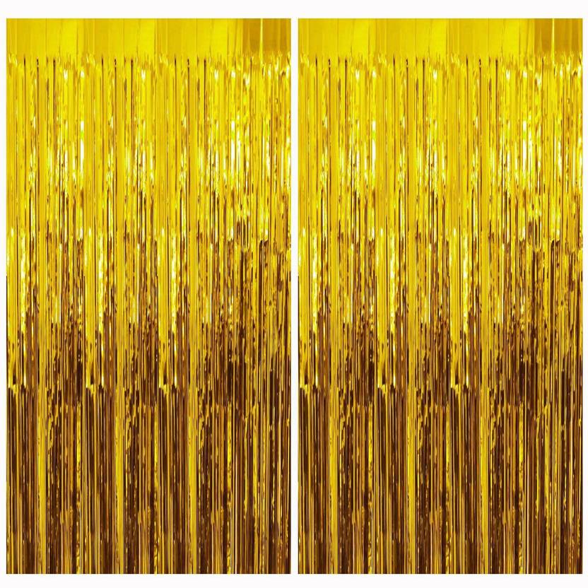SOI Gold Foil curtain Price in India Buy SOI Gold Foil curtain online