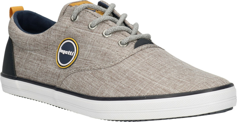 Bugatti Men Light Grey Canvas Shoes 