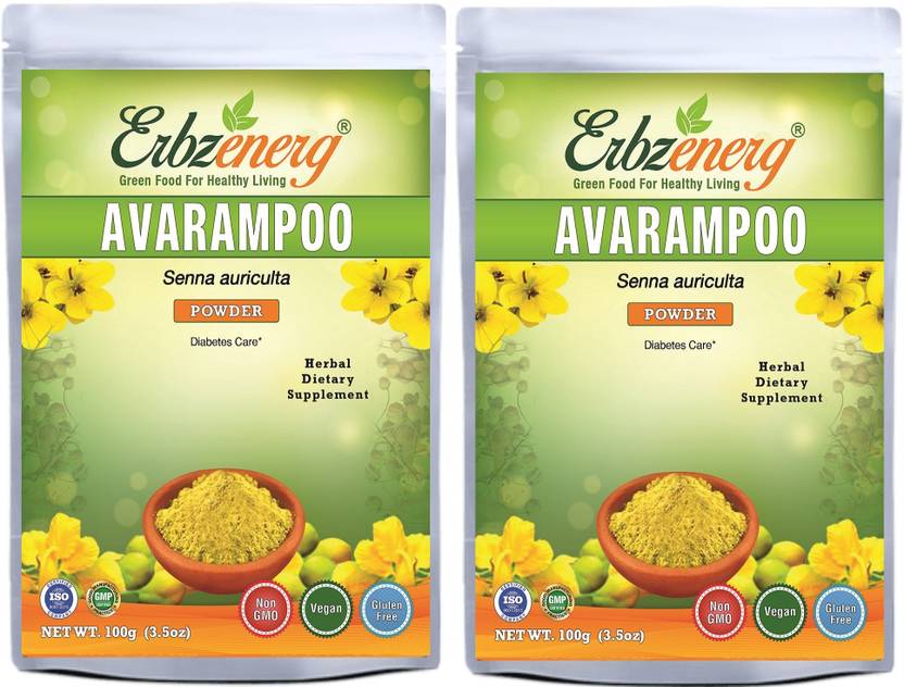 Erbzenerg AVARAMPOO POWDER PACK OF 2 FOR DIABETES Price in India Buy