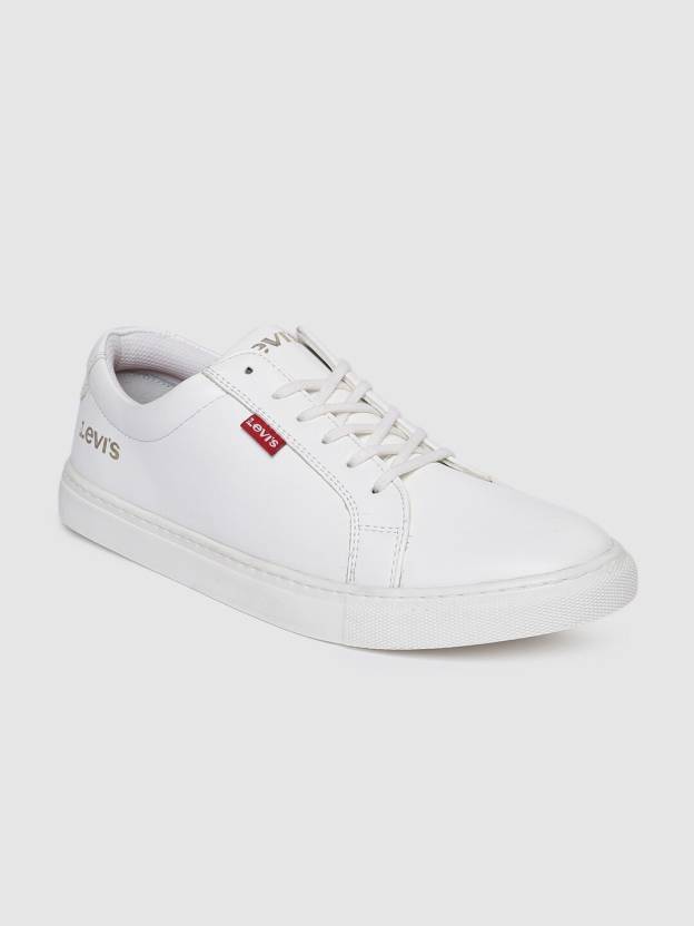 LEVI'S Men White Solid Basic  Sneakers Sneakers For Men - Buy LEVI'S Men  White Solid Basic  Sneakers Sneakers For Men Online at Best Price - Shop  Online for Footwears in India 