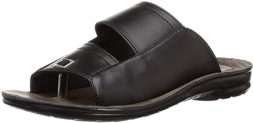 ACTION Men Black Sandals - Buy ACTION 