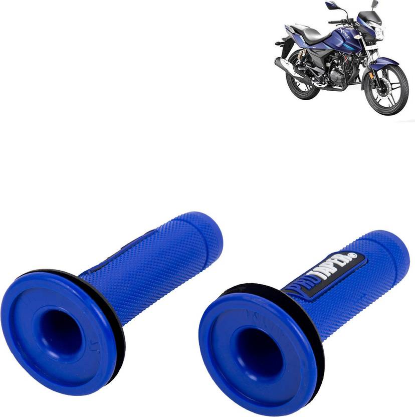 aksmit Anti Slip Motorcycle Grip Cover 7/8 Inch Handle Grip Blue For