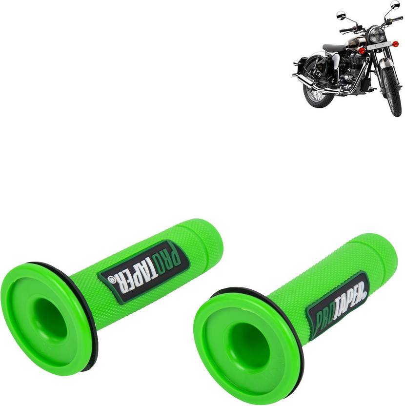 aksmit C Grip Green For Classic Chrome_MG204 Handle Bar Grip For Royal