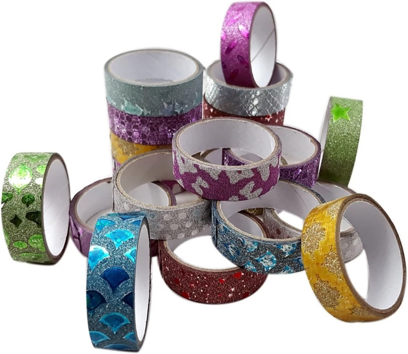 imtion imtion Tape,Designer Tape, (Craft Material)(Glitter Tape Decoration) - Flipkart Deal