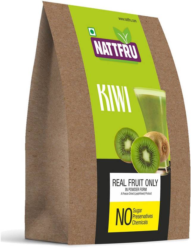 Nattfru Natural Sugar Free Kiwi Fruit Juice Powder (15gm x 3 sachets
