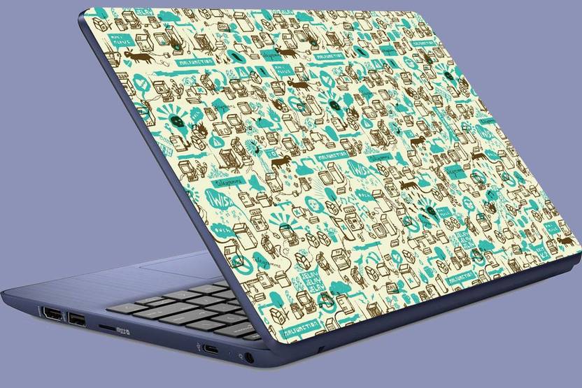 Go Green Tale Technology Designer Laptop Sticker/SkinPrinted on Vinyl