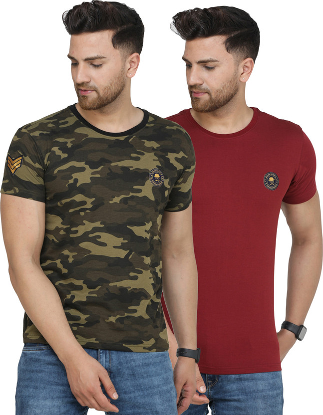 Camouflage t shirt flipkart Clearance