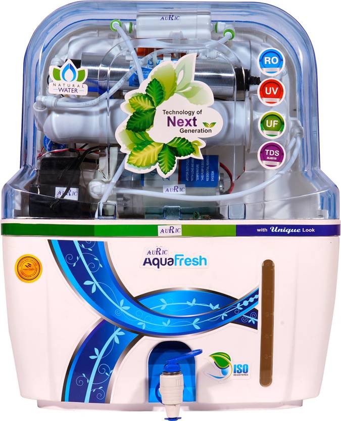 Aqua Supreme AURIC AQUA FRESH RO + UV 15 L RO + UV + UF + TDS Water