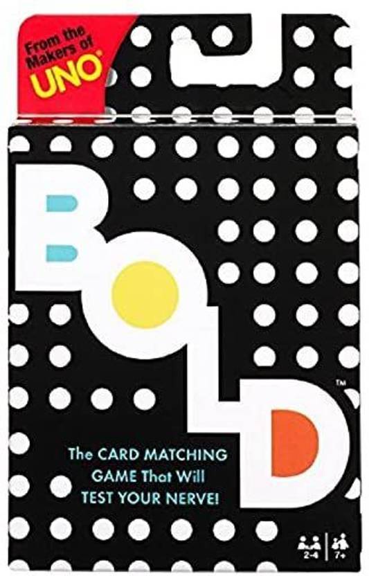 MATTEL Games Uno Bold Card Game Games Uno Bold Card Game . shop for