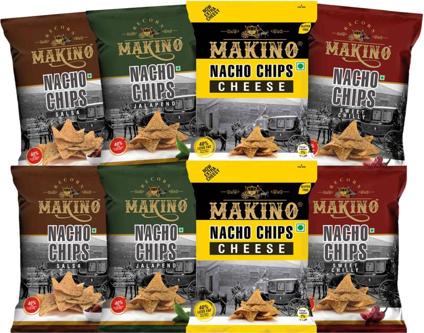 MAKINO NACHOS(Cheese, Jalapeno, Sweet Chilly) Nachos Price in India ...