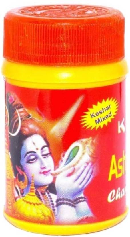 Tika Pooja Hindou – Kashi Tulsi Ashtagandha Chandan – 60g – Fabriqué En Inde
