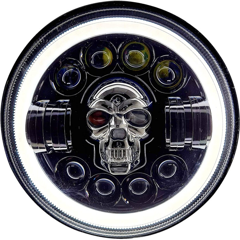 Bell 10 LED Headlight for Royal Enfield, Mahindra Bullet 350, Bullet Trials 350, Bullet Trials 500, Thar