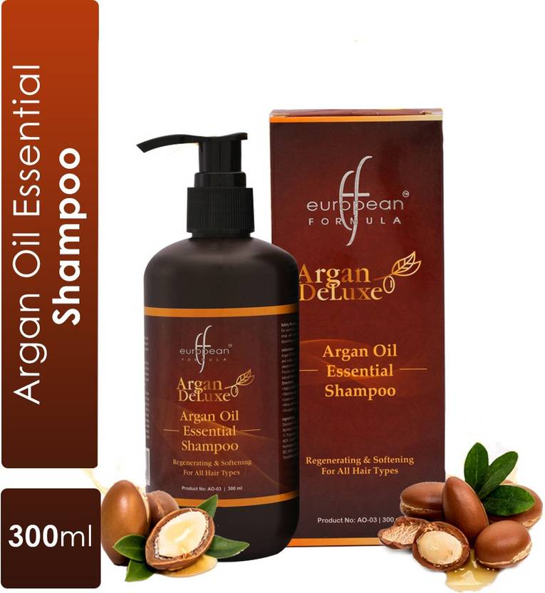European formula Argan Deluxe Argan Oil Essential Shampoo 300 ml