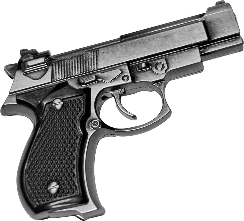 Gabbar Mini Pistol Gun Lighter Beretta M92G Gun Shaped Jet Flame Cigarette Lighter Pocket Lighter Pocket Lighter Pocket Lighter(Grey)