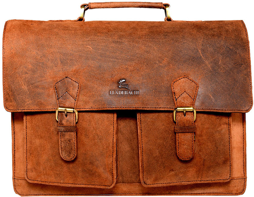 Old school leather briefcase Clearance