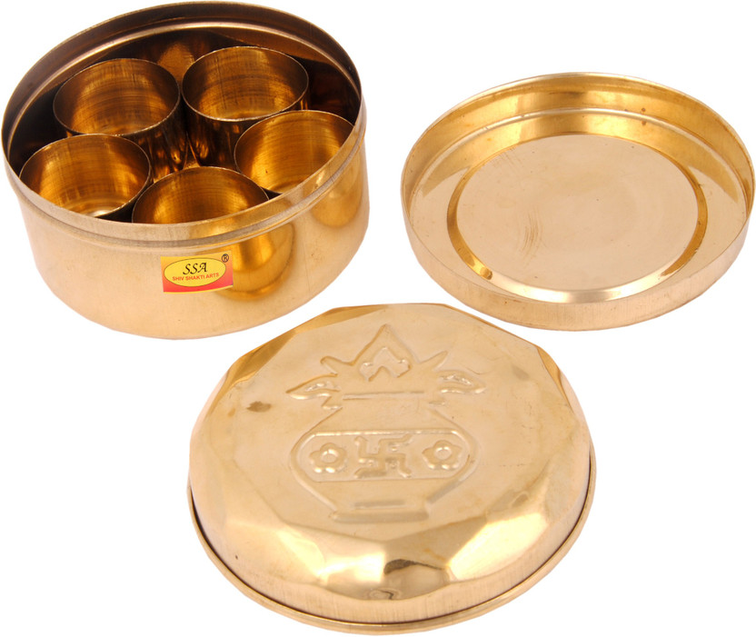 Shivshakti Arts Spice Set Brass(1 Piece)