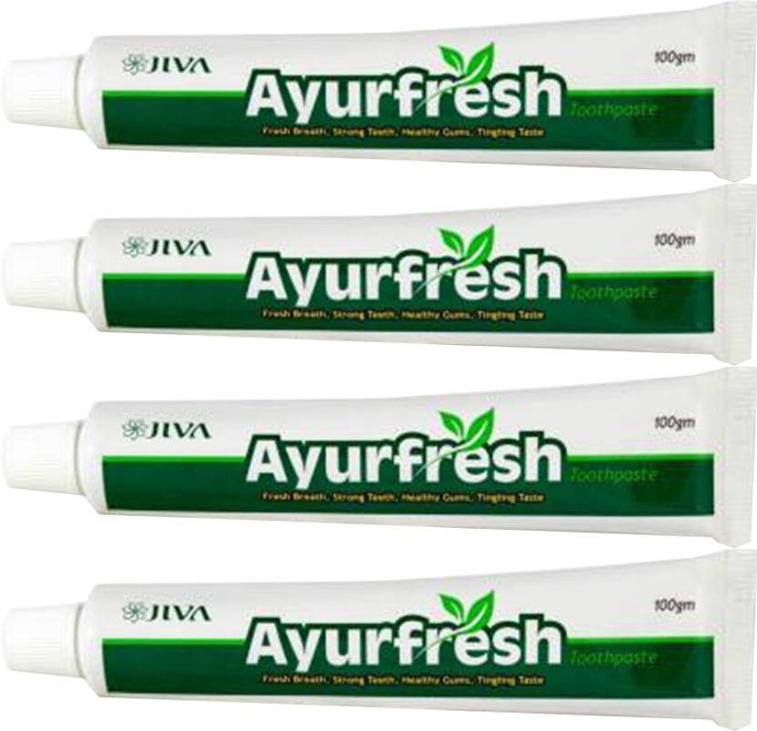 JIVA AYURVEDA Ayurfresh Toothpaste Natural & Herbal Toothpaste 100