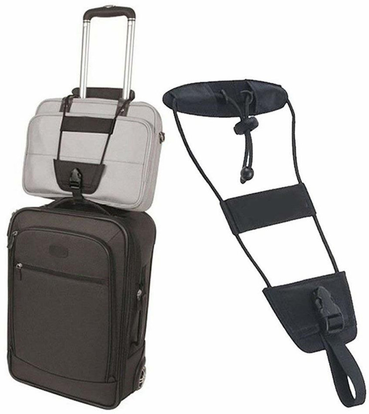jpdsrn Bag Bungee Belt for Adjusting Backpack Travel Accessories Luggage Suitcase Carry On Strap Luggage Strap(Black)