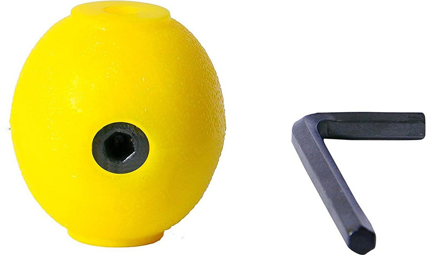 MTU ONLINE STORE Gym Machine Imported Wire Ball with L N Key Bolt (Yellow Colour) Set of 4pcs Multi-training Bar(Yellow, Black)