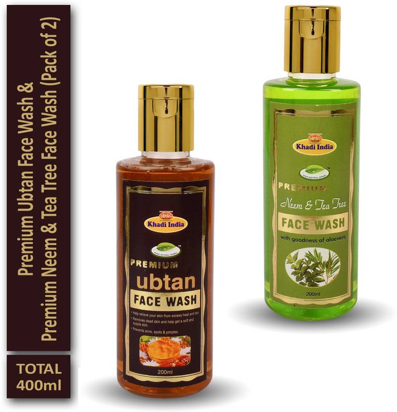 khadi natural herbal Premium Ubtan Neem & Tea Tree with goodness of