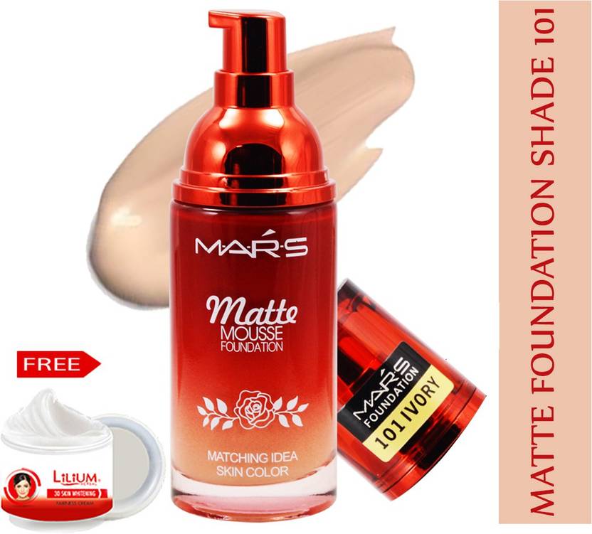 MARS Matte Mousse FoundationF06101 Foundation Price in India, Buy