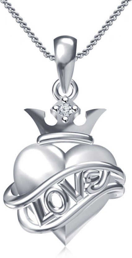 silver pendant flipkart