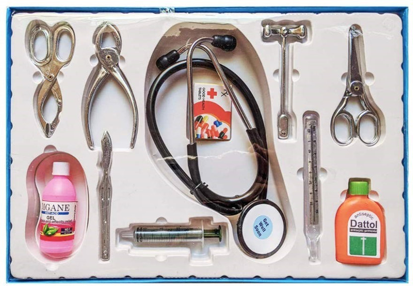 Mikha Doctor Set Toy for Kids, Set of 10, Pretend Play and Learning Games