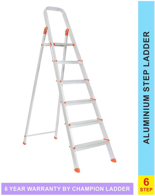champion ladders 6 Steps Aluminium Ladder Price in India Buy champion