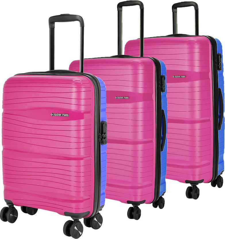 Pink luggage sets clearance