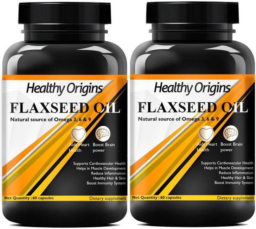 Healthy Origins Nutrition Flax Seed Oil Capsules , Flax Seed Capsule