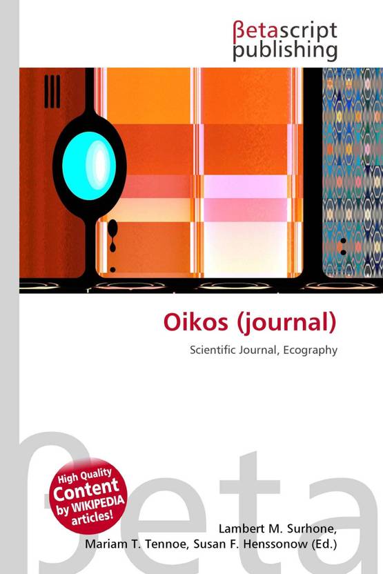 Oikos (journal) Buy Oikos (journal) by Susan F. Henssonow at Low Price