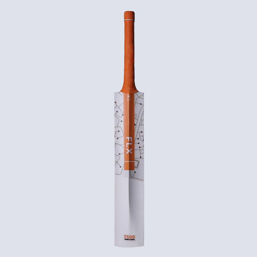 FLX by Decathlon T 500 LITE ADULT TENNIS BALL CRICKET BAT ORANGE