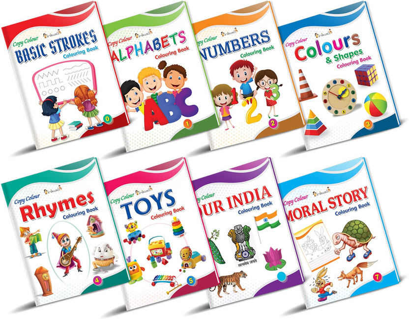 Colouring Books Collections for Early Learning by InIkao  - Copy Color Colouring Books(English, Paperback, InIkao)
