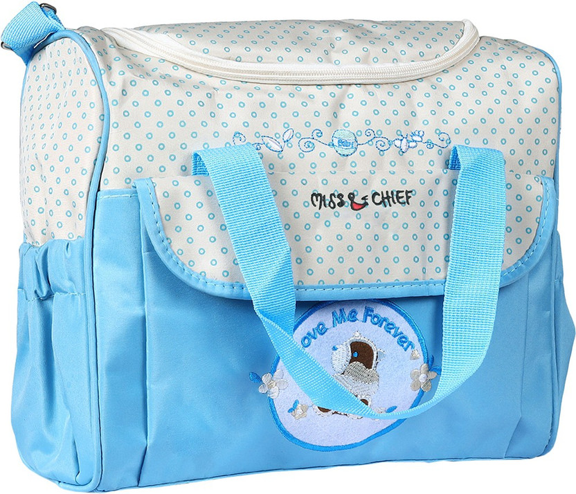 Miss & Chief by Flipkart My Little Surprise Handy Diaper Bag(Blue, Grey)